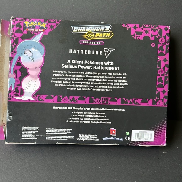 Pokemon TCG Champion's Path Hatterene V Collectio - Picture 2 of 5